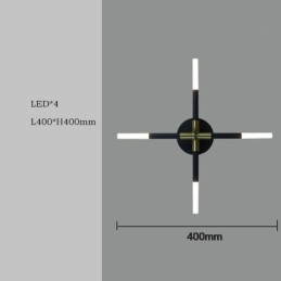 Vegglampe Moderne Minimalistisk Varmhvit Kreativ Vegglampe