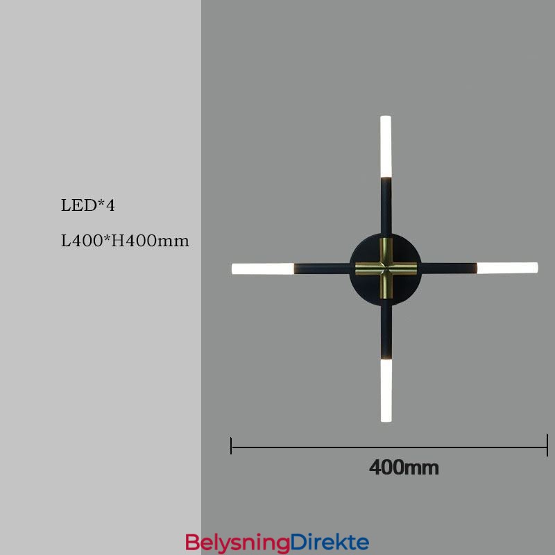 Vegglampe Moderne Minimalistisk Varmhvit Kreativ Vegglampe
