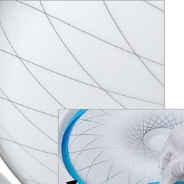 Sirkulær Kuppellys Romantisk Krystalllampe