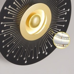 Vegglampe I Nordisk, Helkobber, Hul, Rund Vegglampe