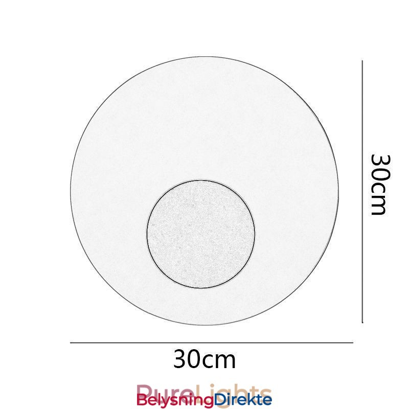 Nordisk Vegglampe Svart Gull Rund Vegglampe I Helkobber