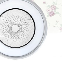 Sirkulær Kuppellys Romantisk Krystalllampe