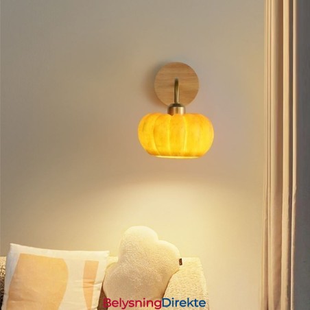 Gresskarvegglampe Japansk Retro Vegglampe