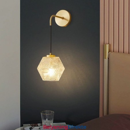 Moderne Vegglampe Kreativ Glassvegglampe