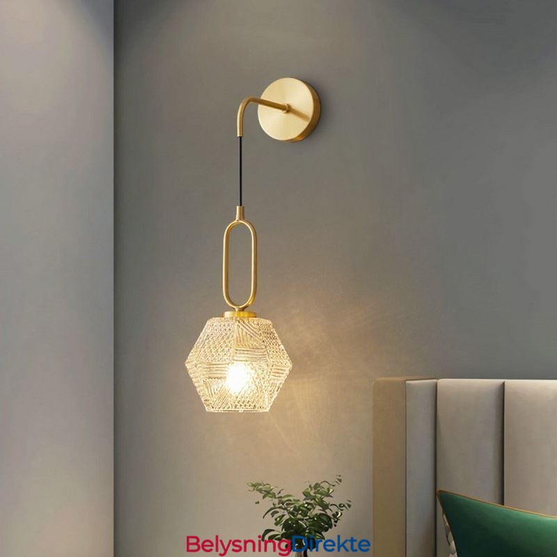 Moderne Vegglampe Kreativ Glassvegglampe