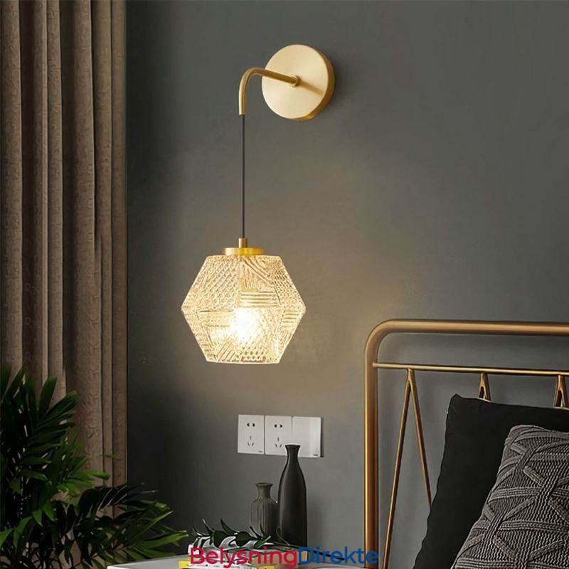 Moderne Vegglampe Kreativ Glassvegglampe