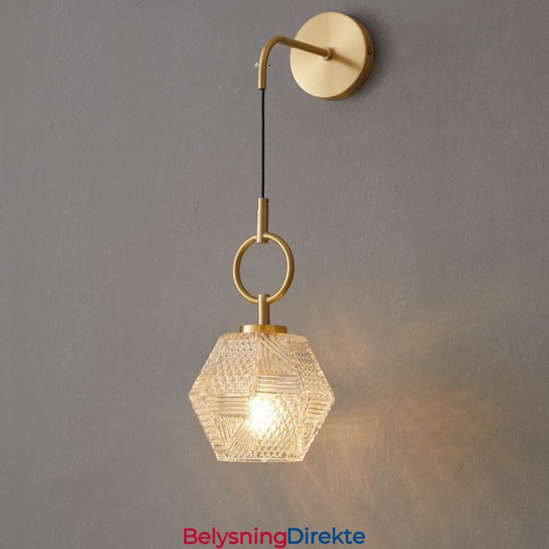 Moderne Vegglampe Kreativ Glassvegglampe