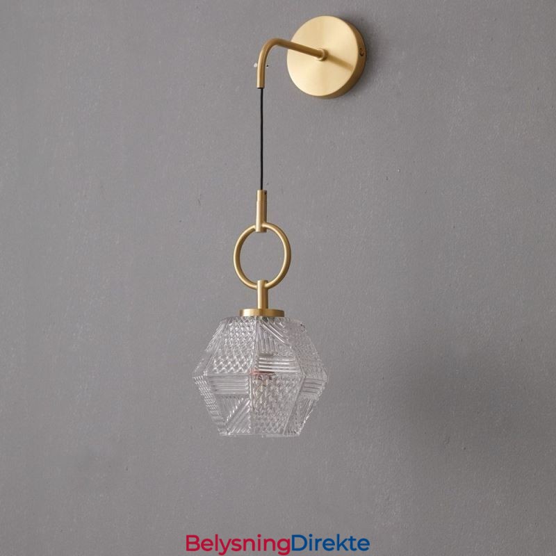 Moderne Vegglampe Kreativ Glassvegglampe
