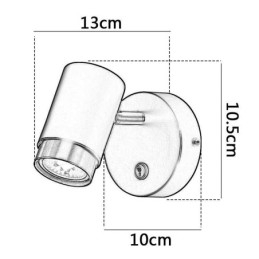 Moderne Svingbar Vegglampe Minimalistisk Vegglampe Midtgangslampe