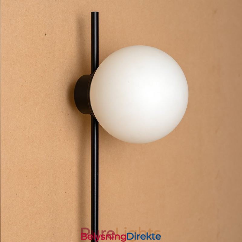 Globe Vegglampe Med Lys Fra Midten Av Århundret, Magisk Bønne, Vegglampe Med Stikkontakt