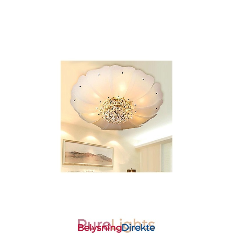 Moderne Samtids Tradisjonell Klassisk Rustikk Hytte Vintage Retro Krystall Galvanisert Metall Lysekrone Pendellampe