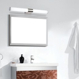 Speillampe Rustfritt Stål Moderne Vegglampe Baderomslamper Vegglampe