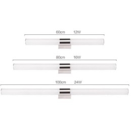 Speillampe Rustfritt Stål Moderne Vegglampe Baderomslamper Vegglampe