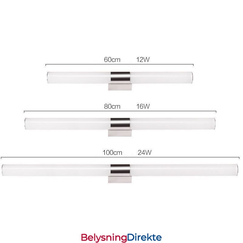 Speillampe Rustfritt Stål Moderne Vegglampe Baderomslamper Vegglampe