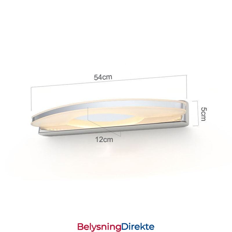 Moderne Speilbelysning Vegglampe Baderomsbelysning Rustfritt Stål