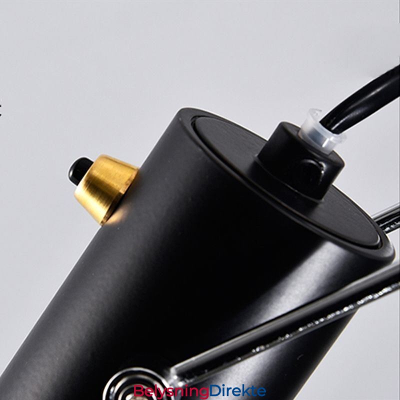 Enkel Vippearm Vegglampe Nattbordslampe Med Leselampe