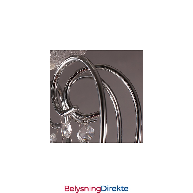 Tradisjonell Klassisk Krystallkrone I Metall