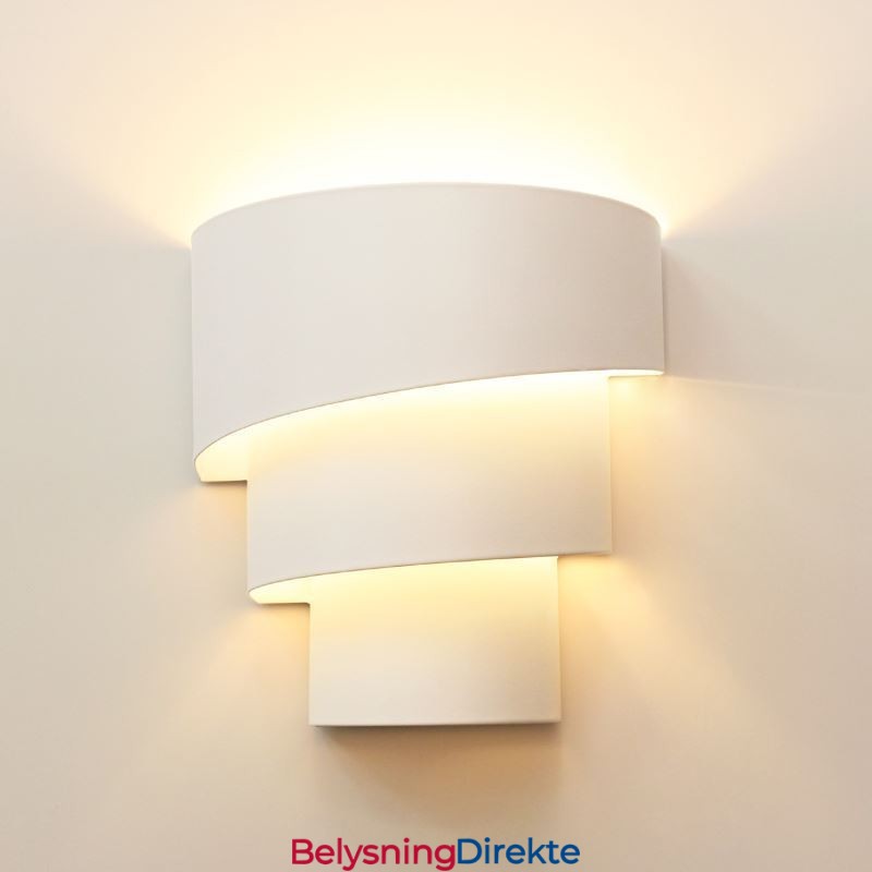 Moderne Minimalistisk Vegglampe Spiralformet Kakelampe Nattbordslampe