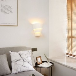 Moderne Minimalistisk Vegglampe Spiralformet Kakelampe Nattbordslampe