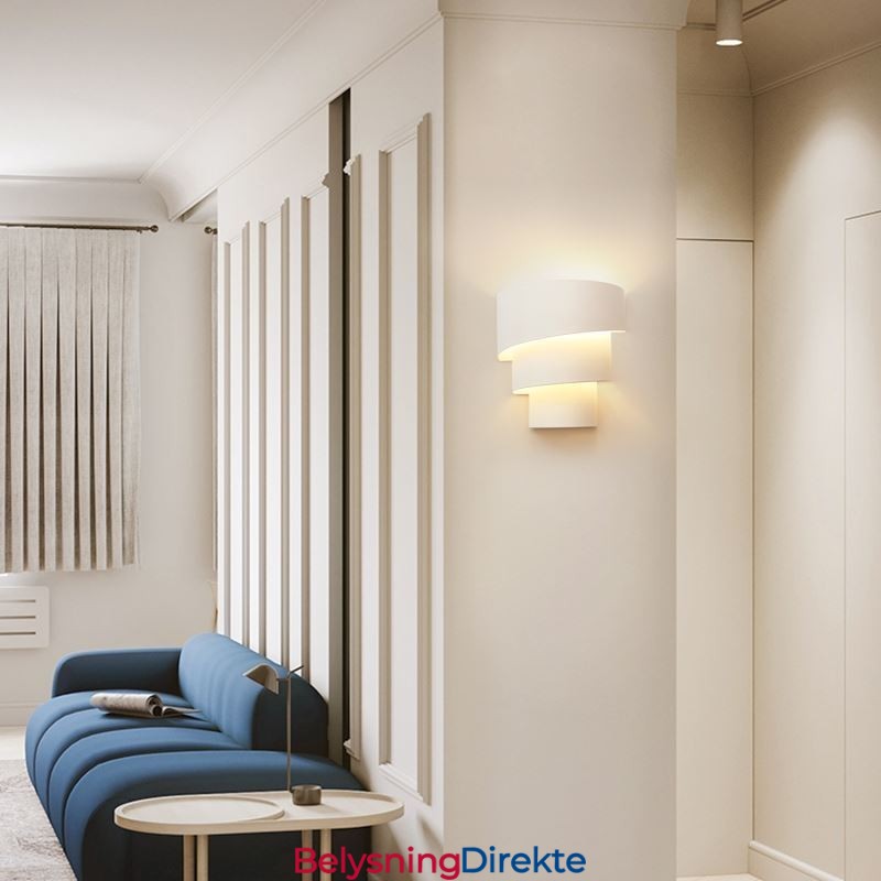 Moderne Minimalistisk Vegglampe Spiralformet Kakelampe Nattbordslampe