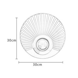 Nordisk Messingvegglampe, Hul, Rund Form, Vegglampe
