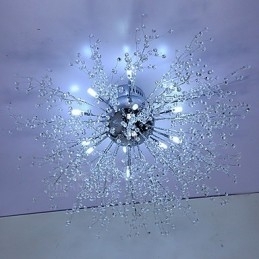 Moderne Fyrverkerikubus Acrchrome Metall Innfelt Gdns