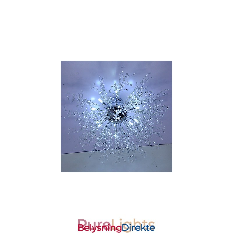 Moderne Fyrverkerikubus Acrchrome Metall Innfelt Gdns