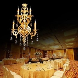 Europeisk Vegglampe Luksuriøs Vegglampe Krystalldråpelampe Nattbordsbelysning