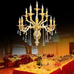 Europeisk Vegglampe Luksuriøs Vegglampe Krystalldråpelampe Nattbordsbelysning