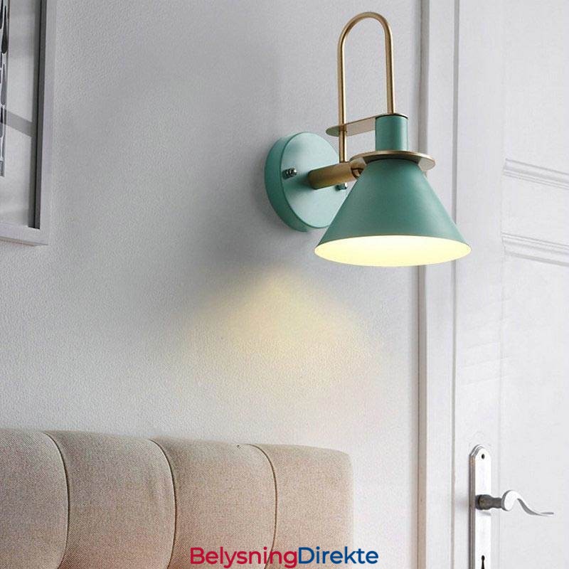 Nordisk Vegglampe I Makron-Stil, Kreativ Speillampe Foran