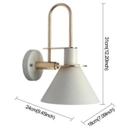 Nordisk Vegglampe I Makron-Stil, Kreativ Speillampe Foran