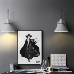 Nordisk Vegglampe I Makron-Stil, Kreativ Speillampe Foran