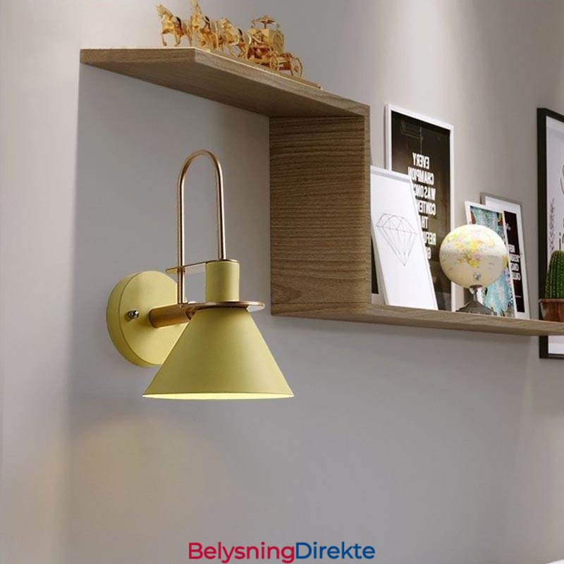 Nordisk Vegglampe I Makron-Stil, Kreativ Speillampe Foran