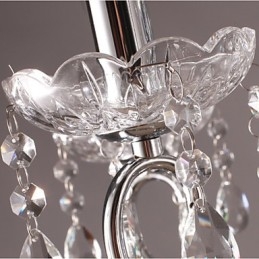 Tradisjonell Klassisk Krystallkrone I Metall