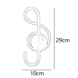 Vegglampe Minimalistisk Akryl Note Vegglampe