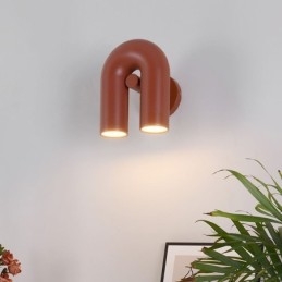 Vegglampe U-Formet Minimalistisk Kreativ Vegglampe 90 Roterende Lampeskjerm