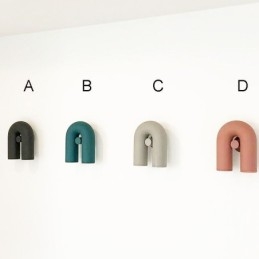 Vegglampe U-Formet Minimalistisk Kreativ Vegglampe 90 Roterende Lampeskjerm