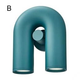 Vegglampe U-Formet Minimalistisk Kreativ Vegglampe 90 Roterende Lampeskjerm