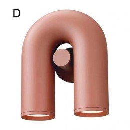 Vegglampe U-Formet Minimalistisk Kreativ Vegglampe 90 Roterende Lampeskjerm