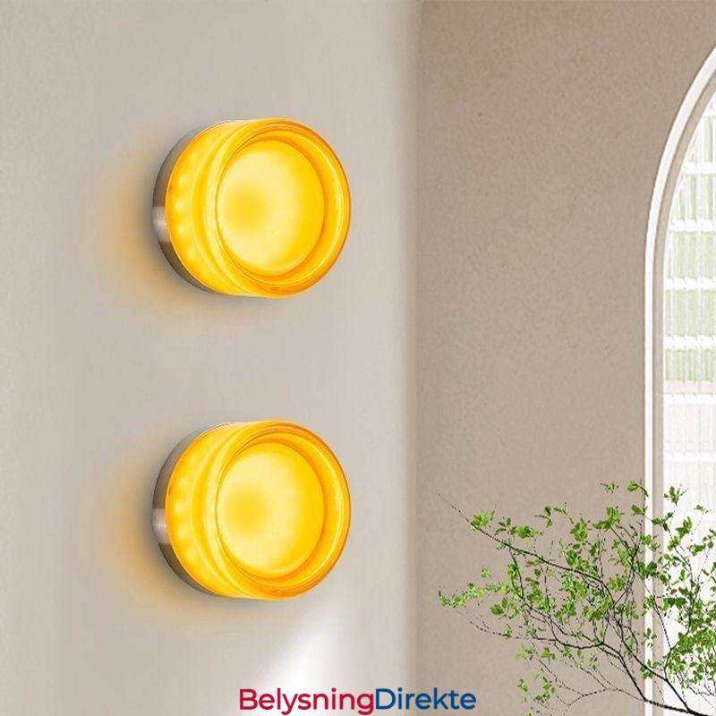 Vegglampe Moderne Minimalistisk Akryl Enkelthodet Rund Smijern Liten Vegglampe