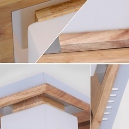 Innfelt Mini-Stil Moderne Samtidskunst I Tre