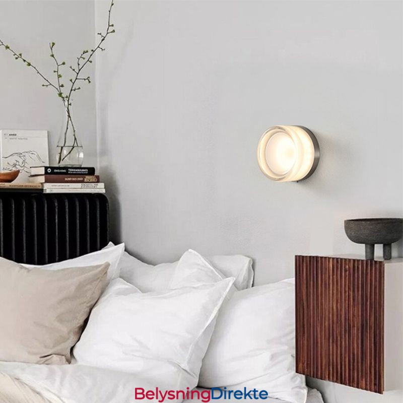 Vegglampe Moderne Minimalistisk Akryl Enkelthodet Rund Smijern Liten Vegglampe