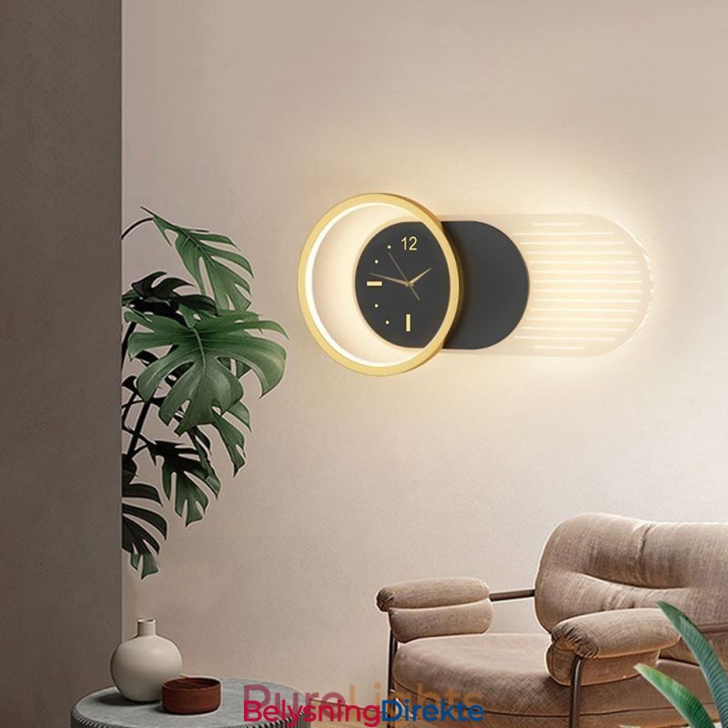 Vegglampe Moderne Minimalistisk Akryl Smijern Klokke Vegglampe
