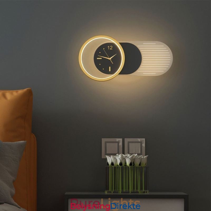 Vegglampe Moderne Minimalistisk Akryl Smijern Klokke Vegglampe