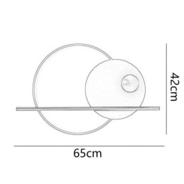 Vegglampe Rund Hage Smijernsvegglampe