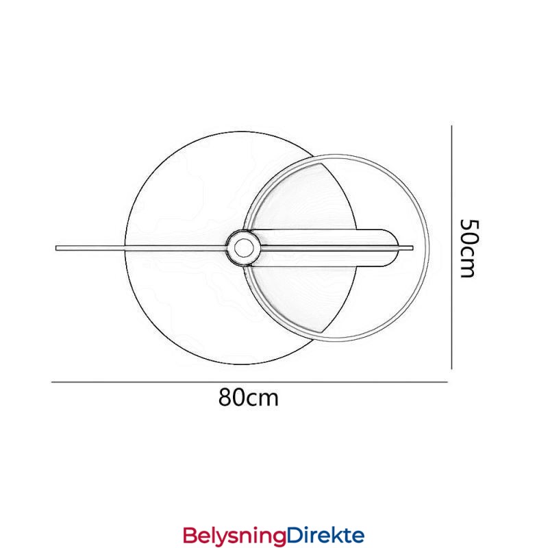 Vegglampe I Smijern Med Peker