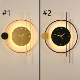 Klokkevegglampe Moderne Minimalistisk Smijerns Vegglampe Og