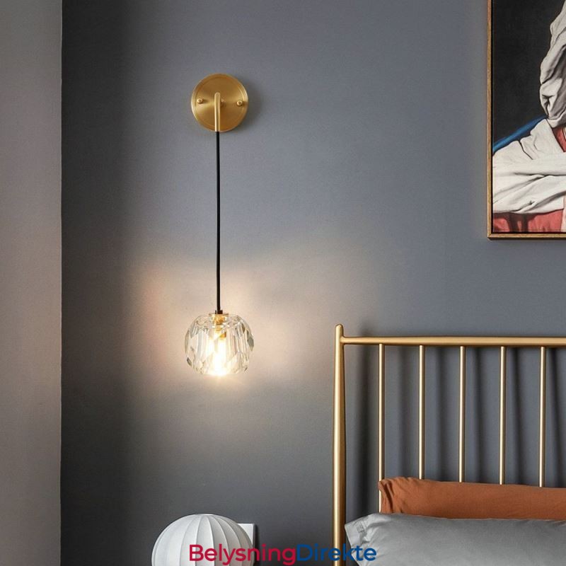 Moderne Vegglampe Kreativ Krystallvegglampe