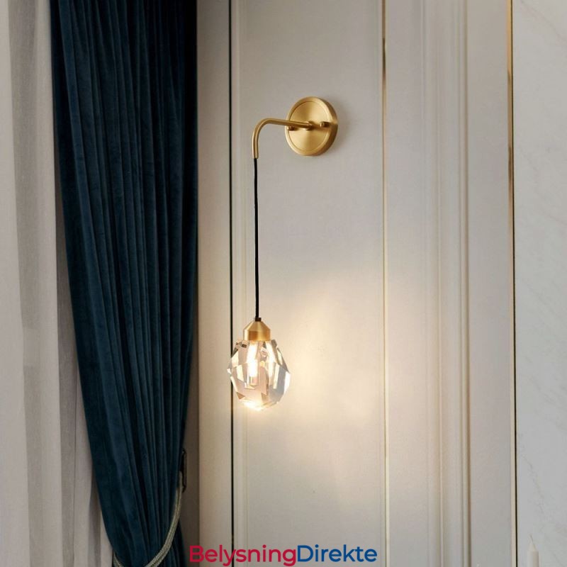 Moderne Vegglampe Kreativ Krystallvegglampe