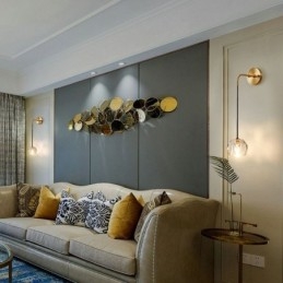 Moderne Vegglampe Kreativ Krystallvegglampe